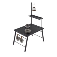 Naturehike 2 unités table IGT Légère Hauteur Réglable Camping En Plein Air BBQ Pique-Nique En Aluminium Table IGT Pliante