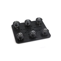BulkMan3D haute qualité en gros en alliage d'aluminium OpenRail portique plaque 2040 série CNC bricolage noir pièces accessoire