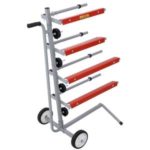 DB Global Mobile Tree Style Equipo de reparación de cuerpo Estación de papel de enmascaramiento que sostiene múltiples rollos de soporte incluido - Product Image 6