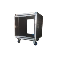 12u rack cas avec 2 push porte/12u rack amp cas/route prêt vol cas