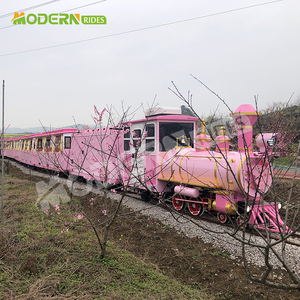 Train extérieur pour parc à thème et aire de jeux, avec couleur et dimensions personnalisées - Product Image 5