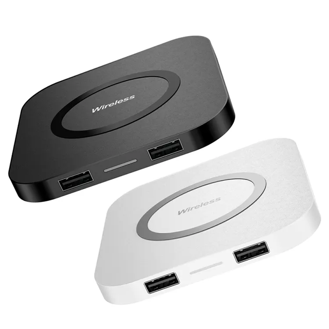 M-Queen Electric Portable Wireless Charger Power Supply Adapter 5W QC3.0 1 USB Output PC Fireproof Material for CE FCC ROHS