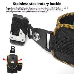 Bolsa de Cintura Oxford Portátil Personalizada para Electricistas, Estuche Multifuncional para Herramientas e Instrumentos de Colgado Rápido para Mantenimiento - Product Image 4
