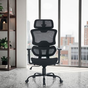 Chaise <span class=keywords><strong>de</strong></span> bureau orthopédique moderne haut <span class=keywords><strong>de</strong></span> gamme avec soutien lombaire, dossier en maille, chaise <span class=keywords><strong>de</strong></span> direction pivotante pour cadres - Product Image 3