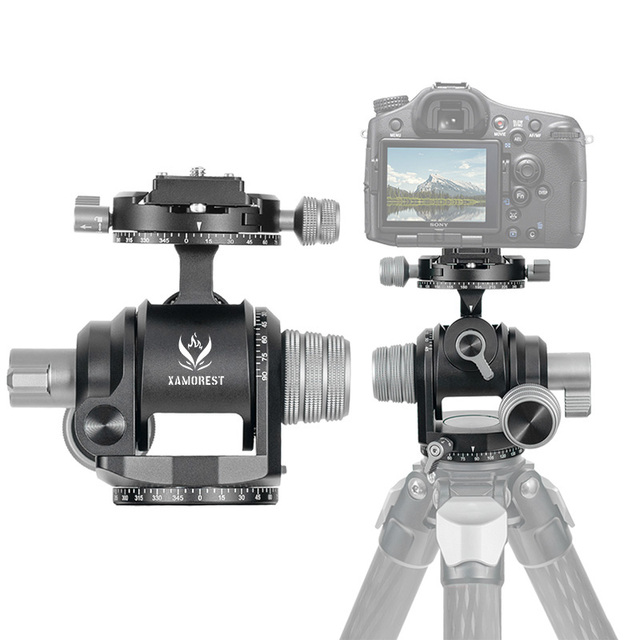 Free Adjustment Camera Head Bracket Holder Mount Brand Adjustable PRS Tripod Gear Head Panoramic Head