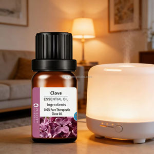 Huile de clou de girofle pure de 10 ml, distillée à la vapeur, huile d'aromathérapie pour apaiser l'esprit, huile de qualité supérieure pour diffuseurs, OEM pris en charge - Product Image 1