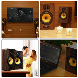 Enceintes bibliothèque <span class=keywords><strong>HiFi</strong></span> HYANKA KPB-306 5 pouces, combo actif/passif, 40W+40W RMS, audio optique 4.2, HDMI, coaxial - Product Image 4