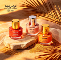 SAGALAGA 15ml Vernis à ongles végétalien Halal respirant à séchage rapide à base d'eau non toxique pour le nail art à domicile DIY Logo personnalisé