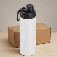 Bouteille d'eau isotherme en acier inoxydable à double paroi de 16 oz pour enfants, avec couvercle à paille et bec verseur, anti-fuite, sans BPA