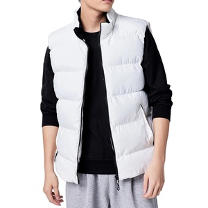 Hochwertige Daunenweste mit Eigenem Logo für Damen und Herren Leichte Winddichte Steppweste mit Taschen - Product Image 6