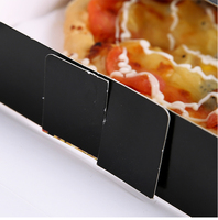 Boîte à pizza gaufrée de dessin animé sur mesure 6-18 pouces paquet à emporter avec laminage mat gaufrage et revêtement UV