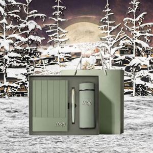 2025 Winner New Unique Corporate <b>Set</b> Stainless Steel Luxury 3-In-1 <b>Notebook</b> Pen Thermos Cup Father's Day Promotional Gift - Product Image 3