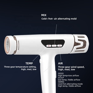 Sèche-cheveux professionnel à moteur brushless ionique 110 000 tr/min, en céramique, faible bruit, haute vitesse, double tension, utilisation mondiale, avec fonction air froid - Product Image 6