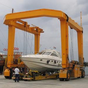 Grue portique de levage de bateaux, yachts et navires de 100, 200 et 300 tonnes, prix usine, pour usage maritime et portuaire, à vendre - Product Image 2
