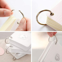 Großhandel Eisen Schwarz Farbe Nickel Farbe Gold Farbe Binder Ringe Lose blatt Bindung Buch ringe für Bücher Bindung