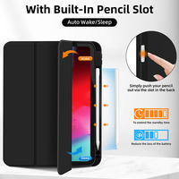 Étui de tablette simple et élégant en TPU antichoc pour iPad Air 13 Pro 13 2024, support vidéo avec emplacement pour stylet