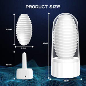 MELO Big Size 12-Speed <b>Vibration</b> Masturbation Cup Built-in Battery for Male Masturbator-Artificial Vagina Real Pussy Sex Toy - Product Image 4