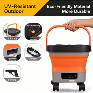 Lavadora de Autos Multifuncional, Nueva, Portátil, con Cubeta Plegable y Máquina de Limpieza para el Hogar y el Automóvil - Product Image 3