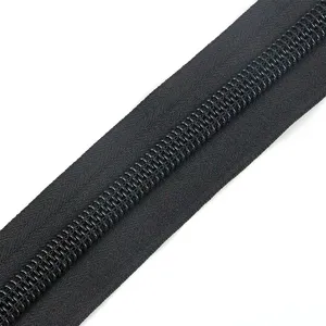 Custom #10 Nylon Long Chain Zipper Nylon Coil Zipper Boat custodie Nylon Zipper Roll per tenda