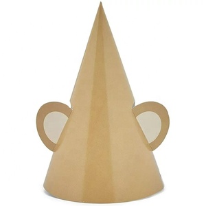 จานกระดาษลายหมีสีน้ำตาล DAMAI ชุดอุปกรณ์จัดงานเลี้ยงสำหรับเด็ก ชุดอุปกรณ์บนโต๊ะอาหารสำหรับงานเลี้ยงเด็ก - Product Image 4