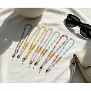 โซ่พลาสติกล็อคสามห่วง 70 ซม. สำหรับชิ้นส่วนแว่นตา - Product Image 3