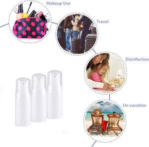 30ml <b>50ml</b> 100ml 150ml 200ml High Quality Recyclable Plastic Airless Pump Lotion <b>Bottle</b> Screw Cap Luxury Skin Care Serum Body - Product Image 4