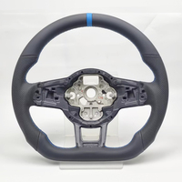 Volant sport en cuir sur mesure haut de gamme pour VOLKSWAGEN Golf 6 7 Mk7 Gti Polo Tiguan Touareg Passat Cc