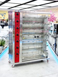Équipement <span class=keywords><strong>professionnel</strong></span> industriel de cuisine commerciale Rôtissoire de <span class=keywords><strong>poulet</strong></span> à gaz à 7 tiges - Product Image 3