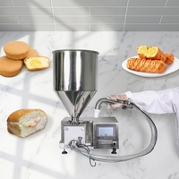 Machine de remplissage et d'injection automatique multifonctionnelle pour farine de maïs et sucre, en acier inoxydable de qualité alimentaire, avec commande tactile, pour boulangerie, snacks et café