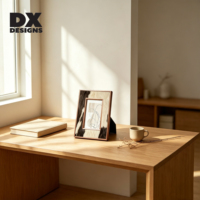 Bingkai Foto MDF DX Designs 4x6 5x7 8x10 Inch, Hiasan Meja Rumah Tangga Modern, Dekorasi Dinding, Pajangan Seni, Bingkai Gambar Hadiah Meja Kerja