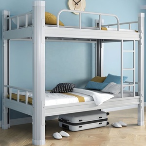 Cama litera doble moderna con estructura de acero, diseño inspirado en Malasia, para uso en exteriores, dormitorios, hoteles, escuelas y refugios. - Product Image 2