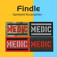Star of Life Rescue Snake Medic Morale Brazalete Insignias Parches de identificación IR infrarrojos con gancho y bucle
