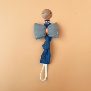 Venta caliente Eco-Friendly hecho a mano bebé <span class=keywords><strong>chupete</strong></span> Clips cadena mejor <span class=keywords><strong>precio</strong></span> al por mayor cadena de colores mordedor Clip de madera trenzado Bebe - Product Image 4