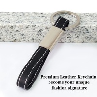 Llavero de Cuero Ecológico Personalizable, Regalo Empresarial de Moda, con Logotipo Personalizado para Hombres y Mujeres, Correa para Llaves de Coche, para Cinturón o Cartera