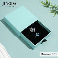 Boîte à bijoux en carton de luxe avec tiroir coulissant et logo personnalisé, emballage pour bijoux, boîte à collier, emballage pour bijoux