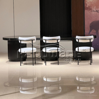 Meubles d'hôtel modernes, plateau en MDF, acier inoxydable, table de banquet, table de mariage, ovale, pour usage extérieur