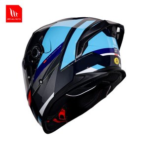 Casco de Motocicleta Integral MTHELMETS SV Unisex para Todas las Estaciones, Homologado por DOT/ECE/CCC, Material ABS, Cierre de Liberación Rápida, Personalizable - Product Image 4