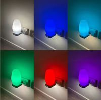 Abnehmbare Taschenlampen-förmige LED-Nachtlampe, Warmweiß, Steckbar, Wiederaufladbar, ABS-Material, Modernes Niedliches Design für Schlafzimmer