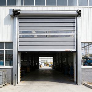 Puerta Enrollable de Alta Velocidad, Puerta Enrollable Automática Industrial Aislada y Resistente al Viento - Product Image 2