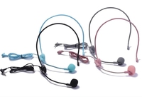 Microphone de studio d'enregistrement Haut-parleur mains libres Microphone à tête filaire 3.5mm Casque filaire Microphone Casque pour haut-parleur amplificateur