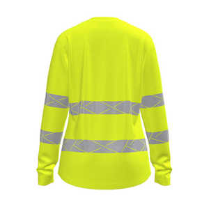 Suministro de fábrica, ropa de trabajo de seguridad altamente reflectante, camiseta OEM FR al por mayor, campo de seguridad reflectante de alta visibilidad a prueba de agua - Product Image 4