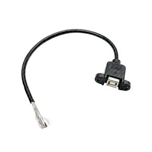 USB 2.0 AM Type B Female Printer Cable Extension Cable Panel Mount Screw Lock for Printer <strong>Computer</strong> Electronic Devices-Durable - Product Image 2