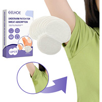 Patchs absorbants invisibles pour les aisselles, jetables, légers, anti-transpiration, respirants, antibactériens, inodores