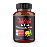 Capsules de Tribulus Terrestris avec Maca, Ginseng et Ashwagandha pour soutenir la vitalité masculine, la libido, l'énergie, la résistance et la gestion du stress