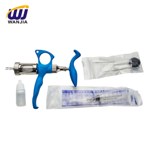 Wanjia nhà máy liên tục tự động thú y ống tiêm vaccinator nhựa Chick pox vaccinator gà gia súc 5m Đôi Kim - Product Image 4