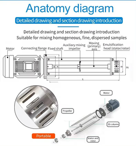 Veidt Lab Chemicals <b>Shampoo</b> Cosmetic Lift Emulsifier Mixer Disapersing Homogenizer High Shear Intelligent Ultrasonic Cell Disrup - Product Image 4
