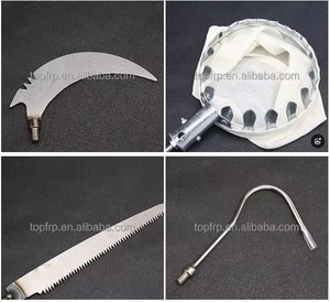 Vente Flash : Perches télescopiques en fibre de carbone pour la récolte des noix d'aréca, 60 pieds, 70 pieds, 80 pieds - Product Image 6