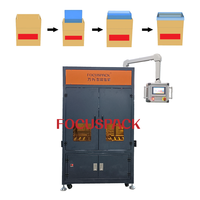 Machine d'emballage automatique multifonction Focuspack avec inséreur de sacs motorisé pour cartons d'aliments et de tabac