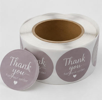 Autocollants d'étanchéité personnalisés avec logo de marque, étiquettes adhésives en papier texturé avec finition mate pour la vente au détail et les boîtes cadeaux