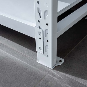 多層式ヘビーデューティーメタル収納棚ユニット（4層）、倉庫ラック用 - Product Image 5